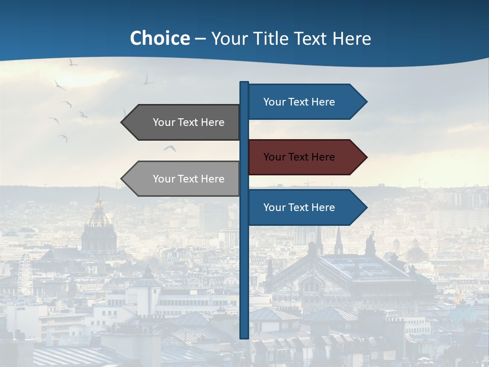 Tower Urban French PowerPoint Template