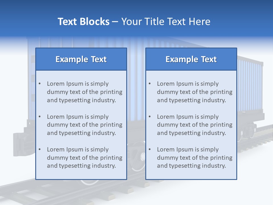 Shipment Shipping Cargo PowerPoint Template