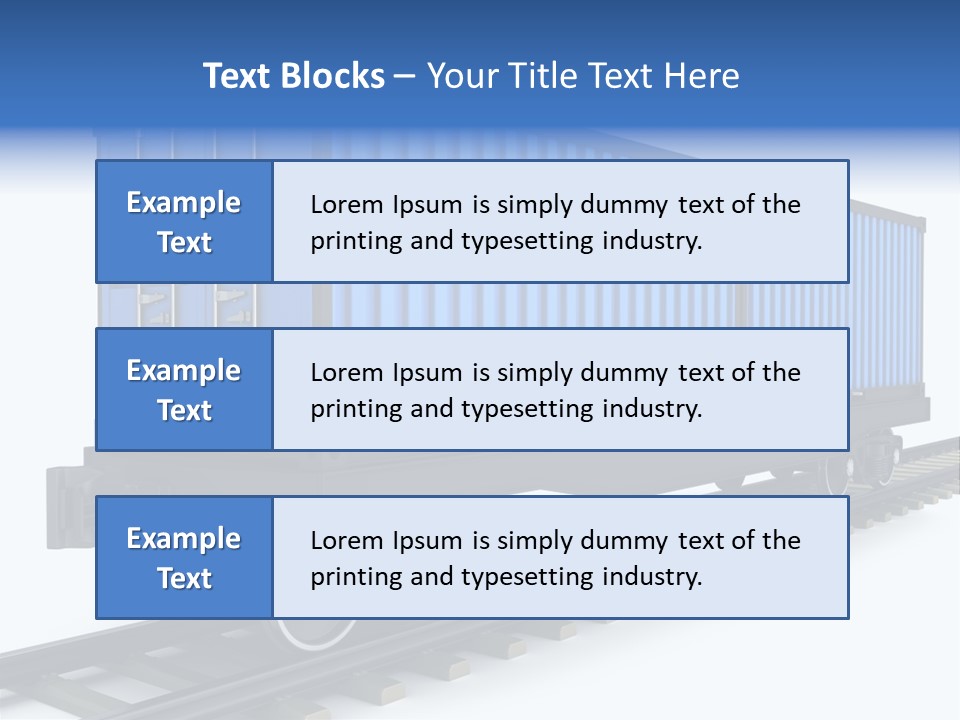Shipment Shipping Cargo PowerPoint Template