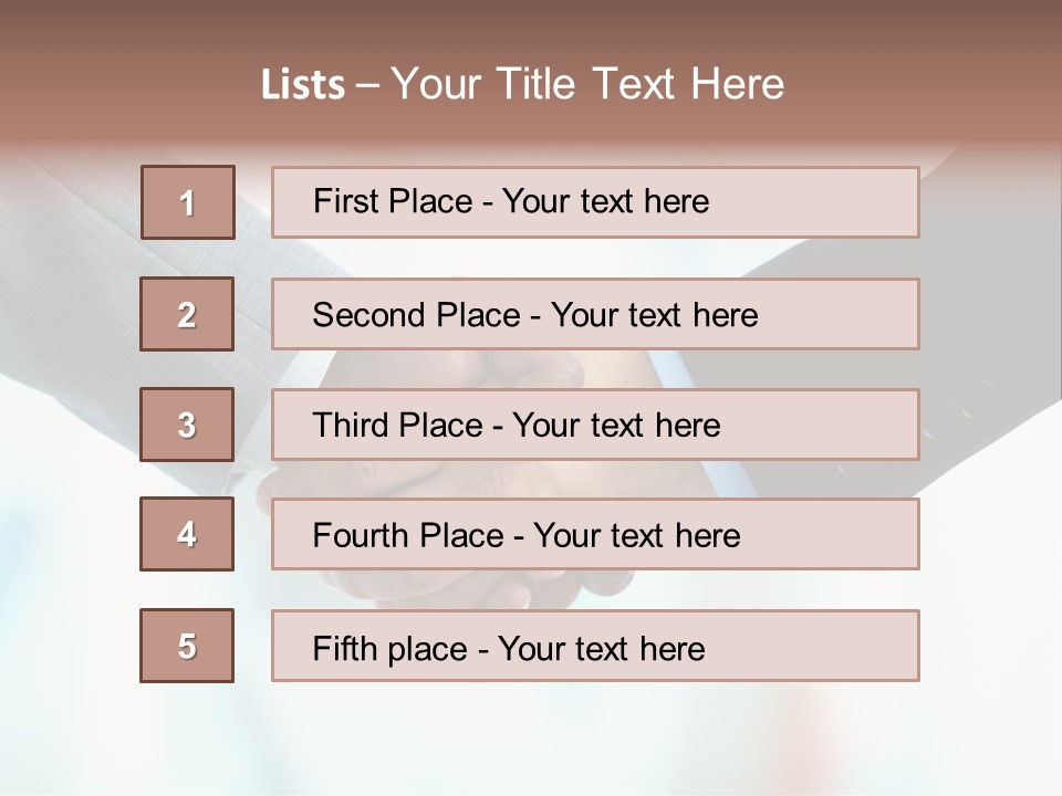Firm Business Formalwear PowerPoint Template