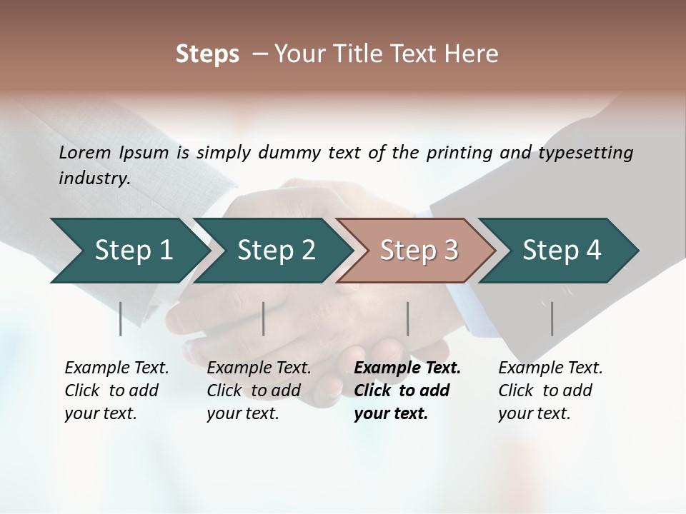 Firm Business Formalwear PowerPoint Template