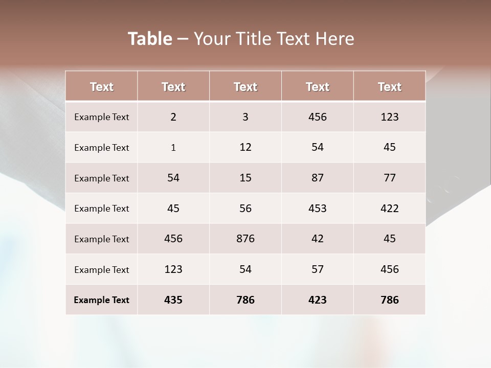 Firm Business Formalwear PowerPoint Template