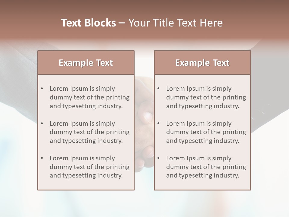 Firm Business Formalwear PowerPoint Template