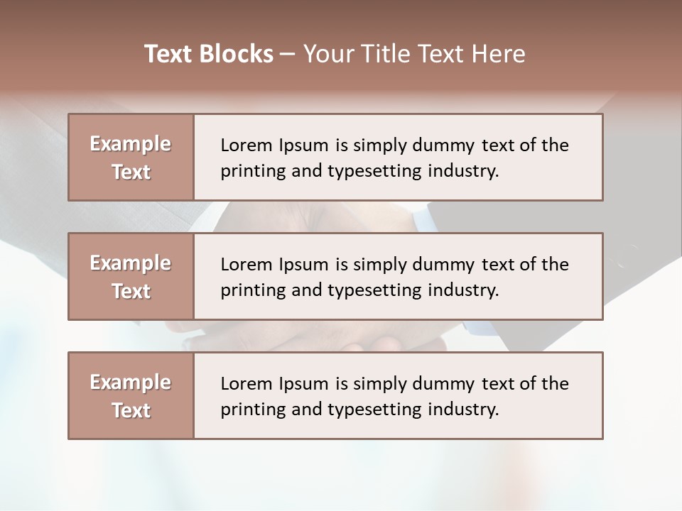 Firm Business Formalwear PowerPoint Template