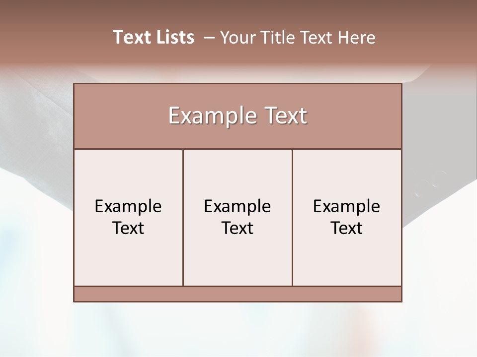 Firm Business Formalwear PowerPoint Template
