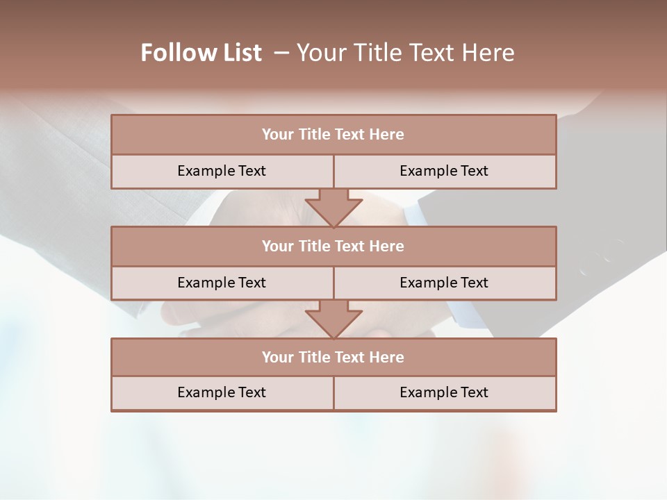 Firm Business Formalwear PowerPoint Template