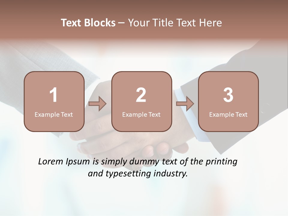Firm Business Formalwear PowerPoint Template
