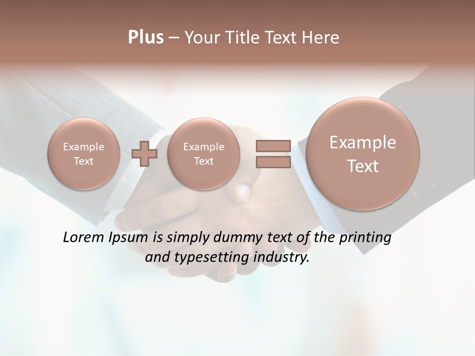 Firm Business Formalwear PowerPoint Template