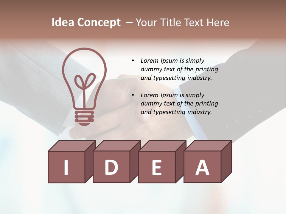 Firm Business Formalwear PowerPoint Template