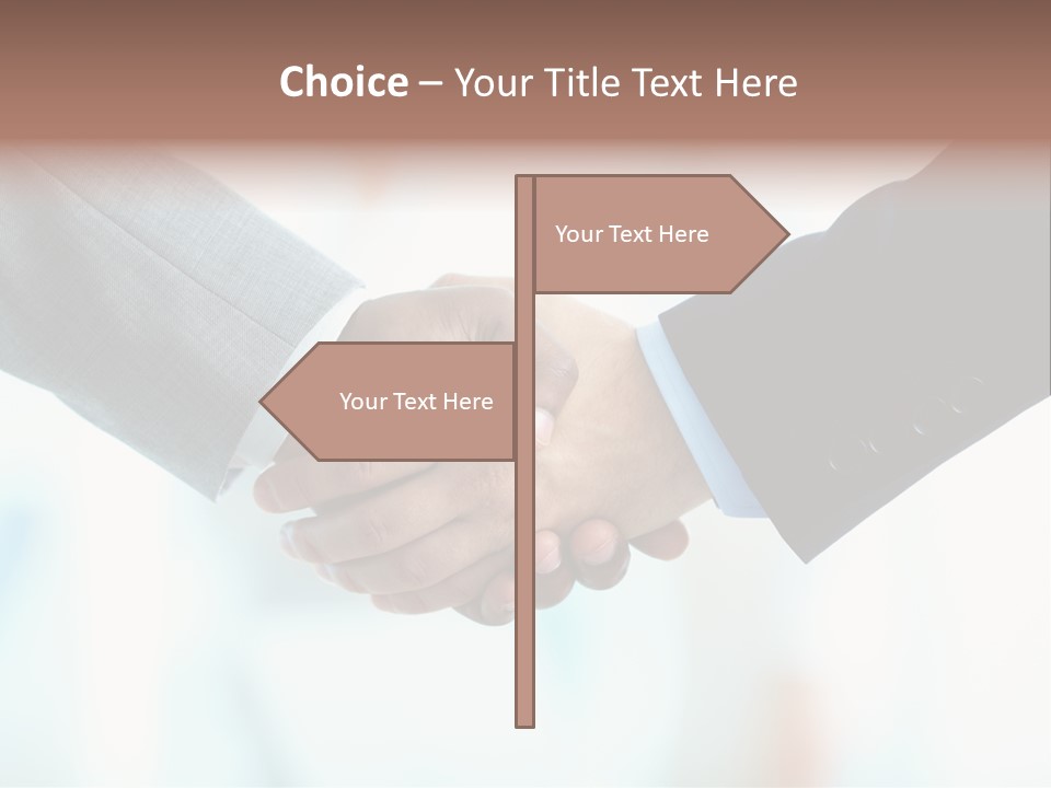 Firm Business Formalwear PowerPoint Template