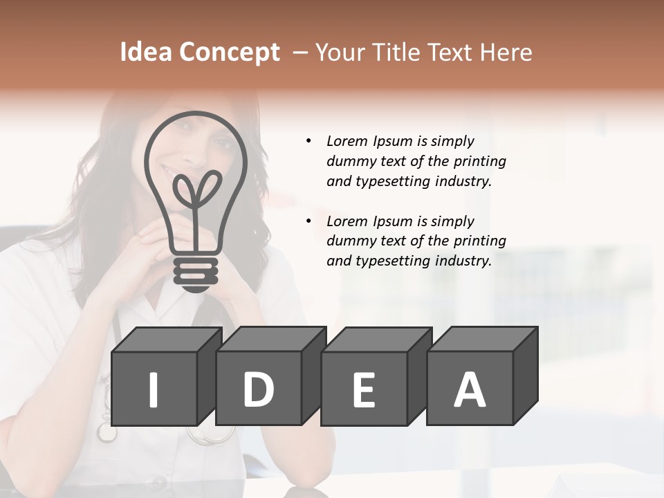 Lab Health Alone PowerPoint Template