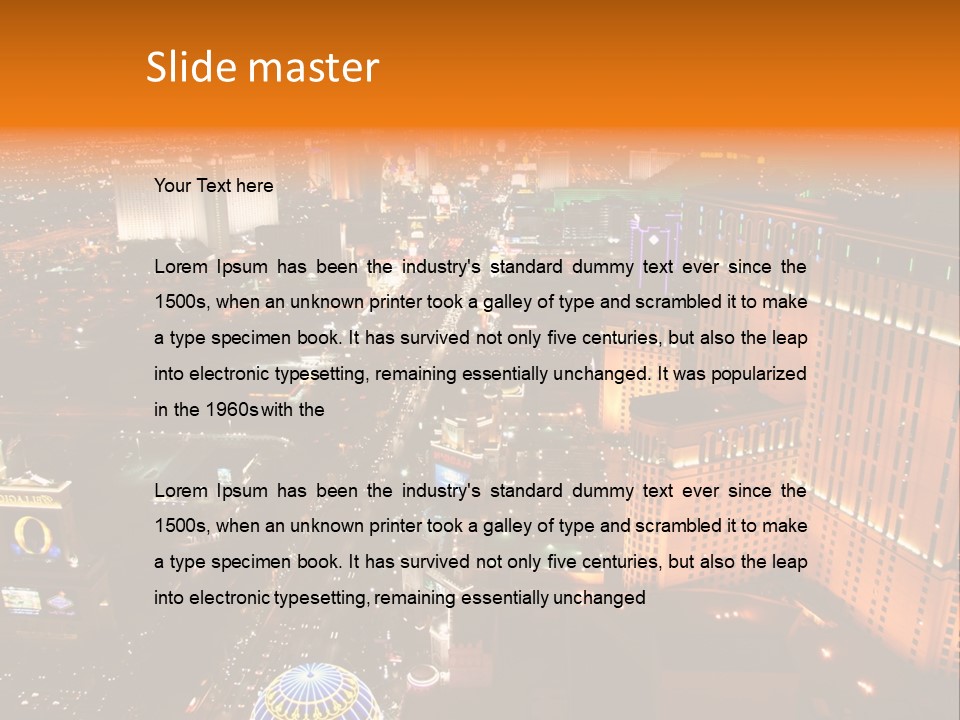 Games Water City PowerPoint Template