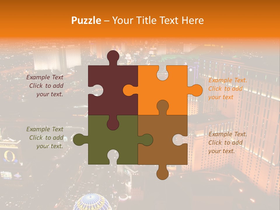 Games Water City PowerPoint Template