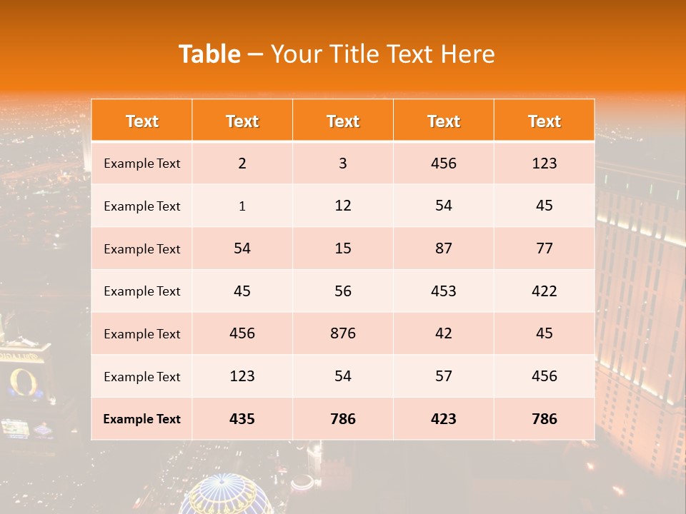 Games Water City PowerPoint Template