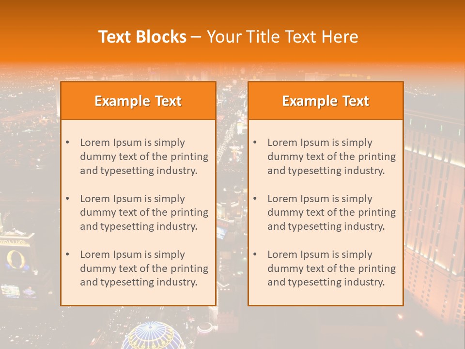 Games Water City PowerPoint Template