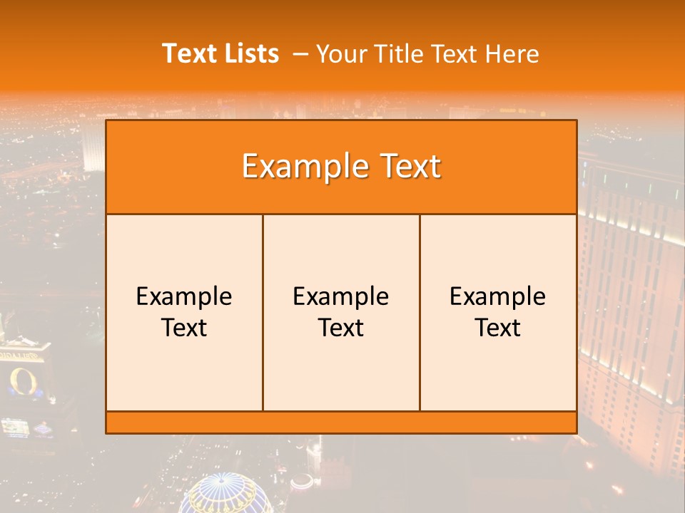 Games Water City PowerPoint Template