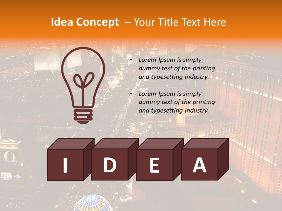 Games Water City PowerPoint Template