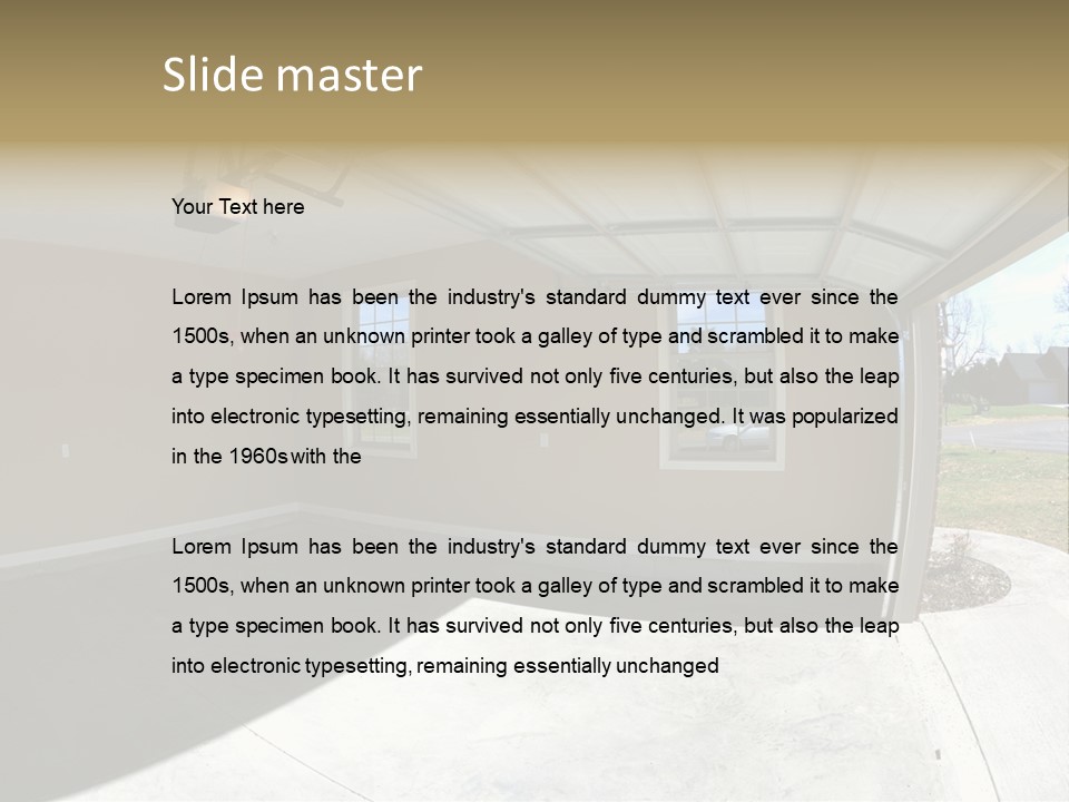 Neighborhood Rich Builder PowerPoint Template