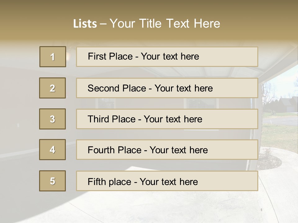 Neighborhood Rich Builder PowerPoint Template
