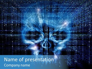 Network Hacker Spam PowerPoint Template