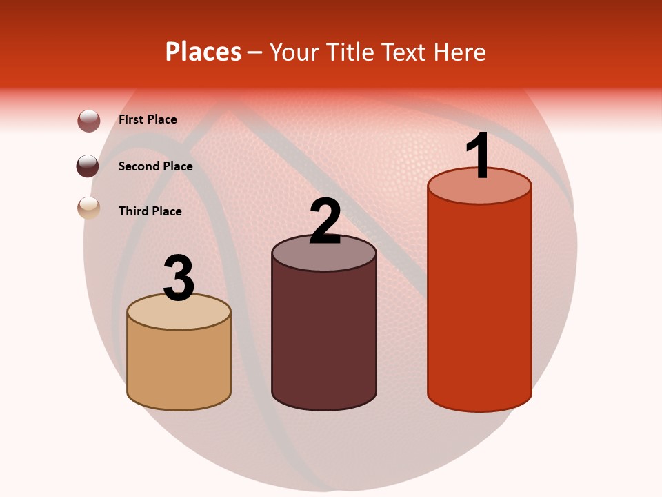 Sports Equipment Equipment Basketball Ball PowerPoint Template