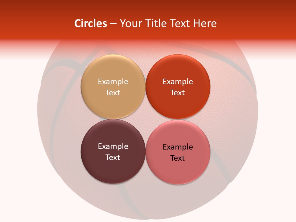 Sports Equipment Equipment Basketball Ball PowerPoint Template