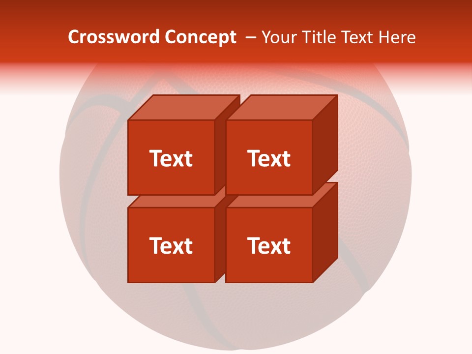Sports Equipment Equipment Basketball Ball PowerPoint Template
