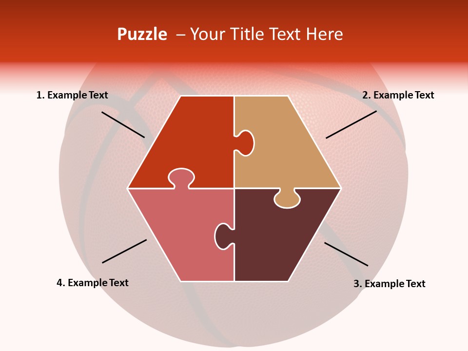 Sports Equipment Equipment Basketball Ball PowerPoint Template