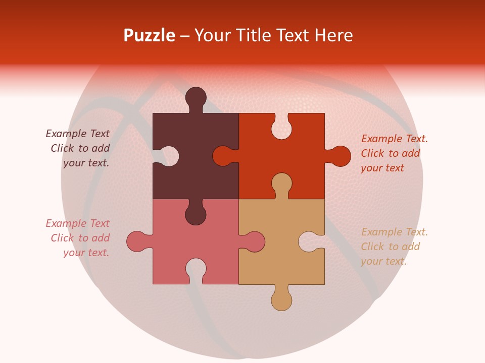 Sports Equipment Equipment Basketball Ball PowerPoint Template