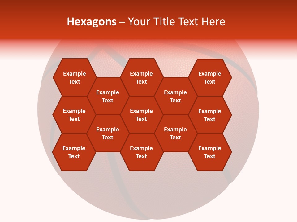 Sports Equipment Equipment Basketball Ball PowerPoint Template