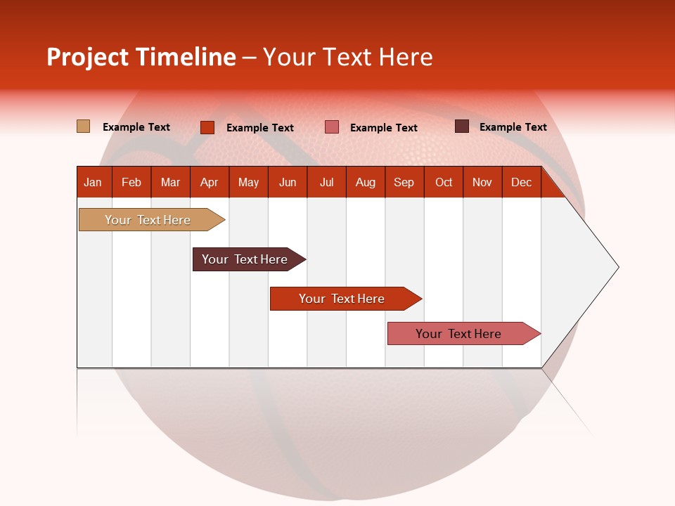 Sports Equipment Equipment Basketball Ball PowerPoint Template