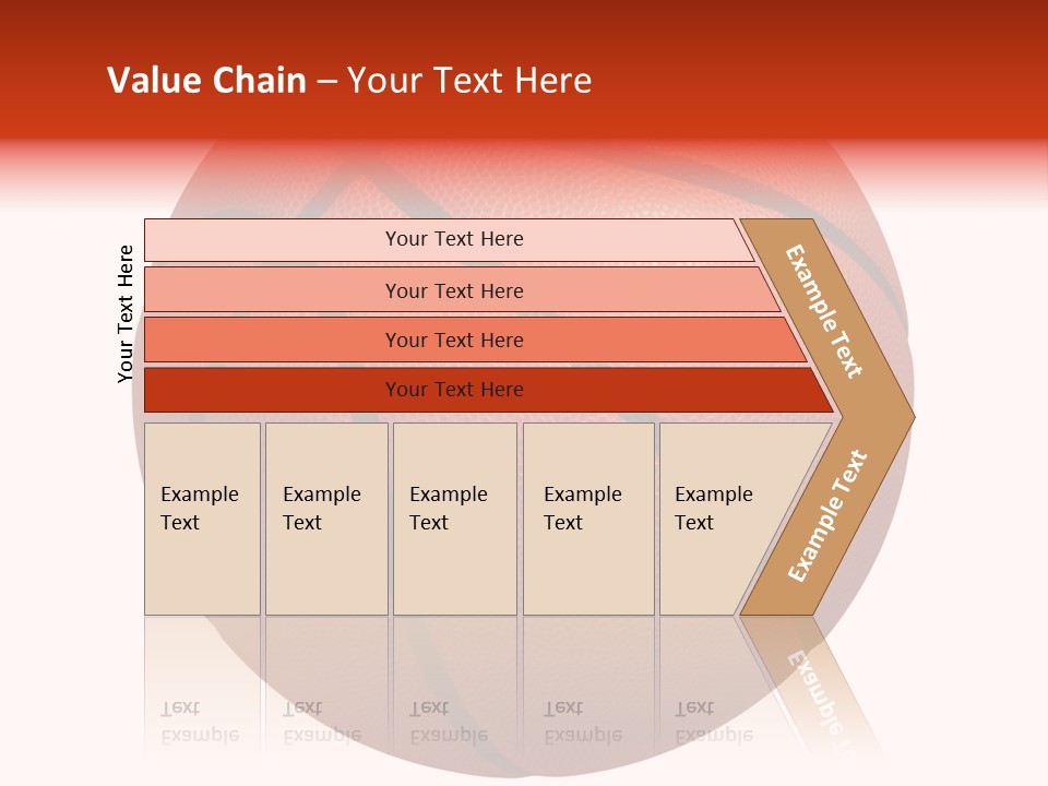 Sports Equipment Equipment Basketball Ball PowerPoint Template