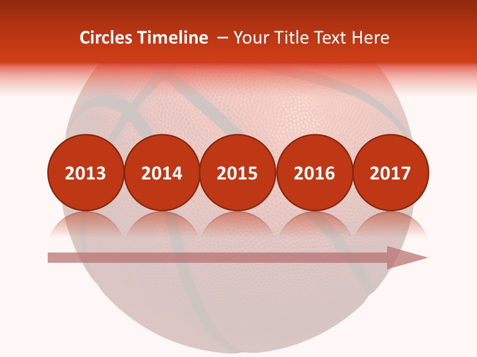 Sports Equipment Equipment Basketball Ball PowerPoint Template