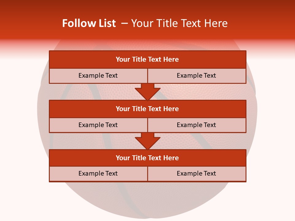 Sports Equipment Equipment Basketball Ball PowerPoint Template
