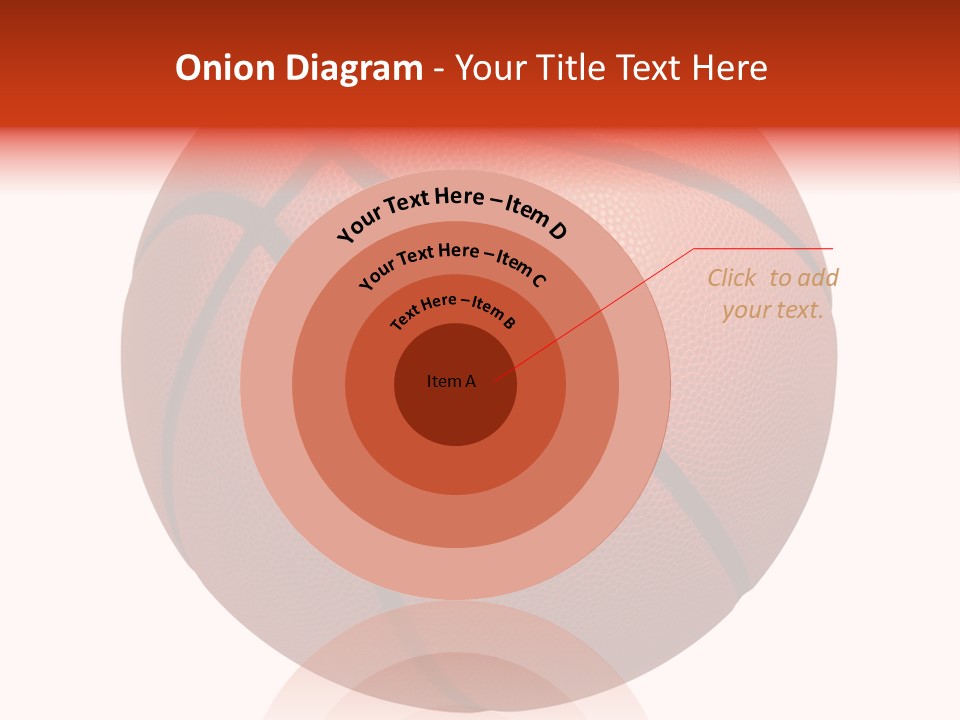 Sports Equipment Equipment Basketball Ball PowerPoint Template