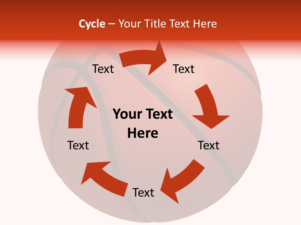 Sports Equipment Equipment Basketball Ball PowerPoint Template