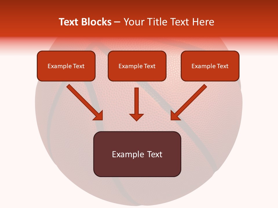 Sports Equipment Equipment Basketball Ball PowerPoint Template