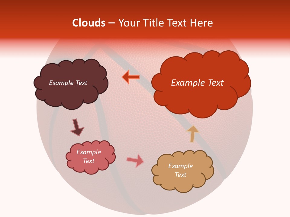 Sports Equipment Equipment Basketball Ball PowerPoint Template