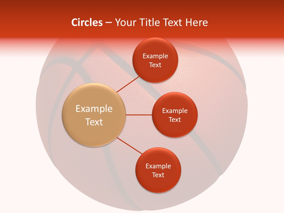 Sports Equipment Equipment Basketball Ball PowerPoint Template