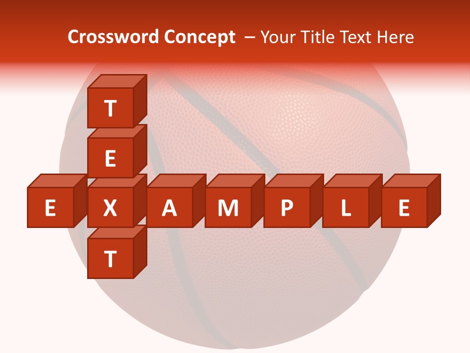 Sports Equipment Equipment Basketball Ball PowerPoint Template