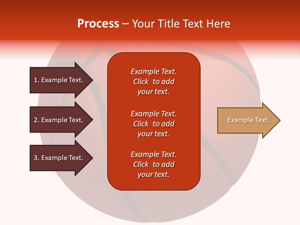 Sports Equipment Equipment Basketball Ball PowerPoint Template