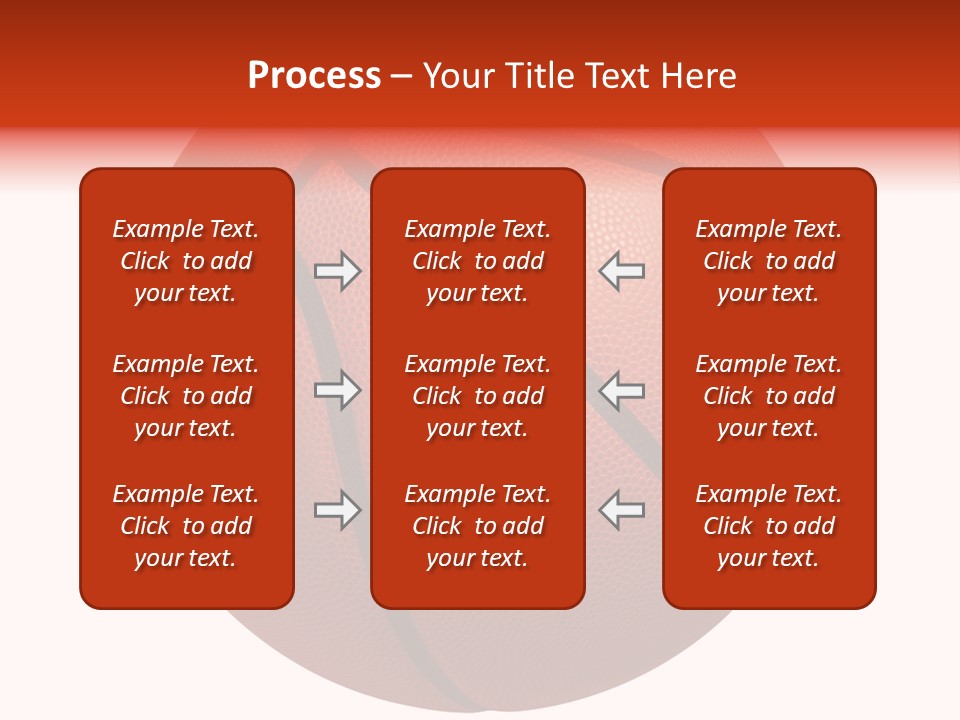 Sports Equipment Equipment Basketball Ball PowerPoint Template