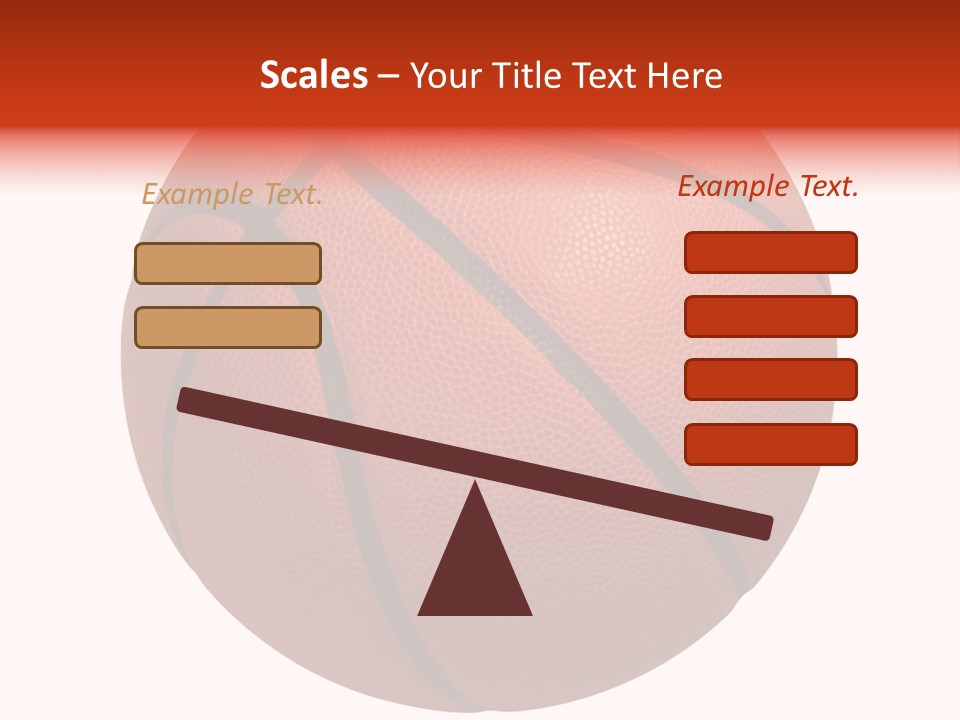 Sports Equipment Equipment Basketball Ball PowerPoint Template