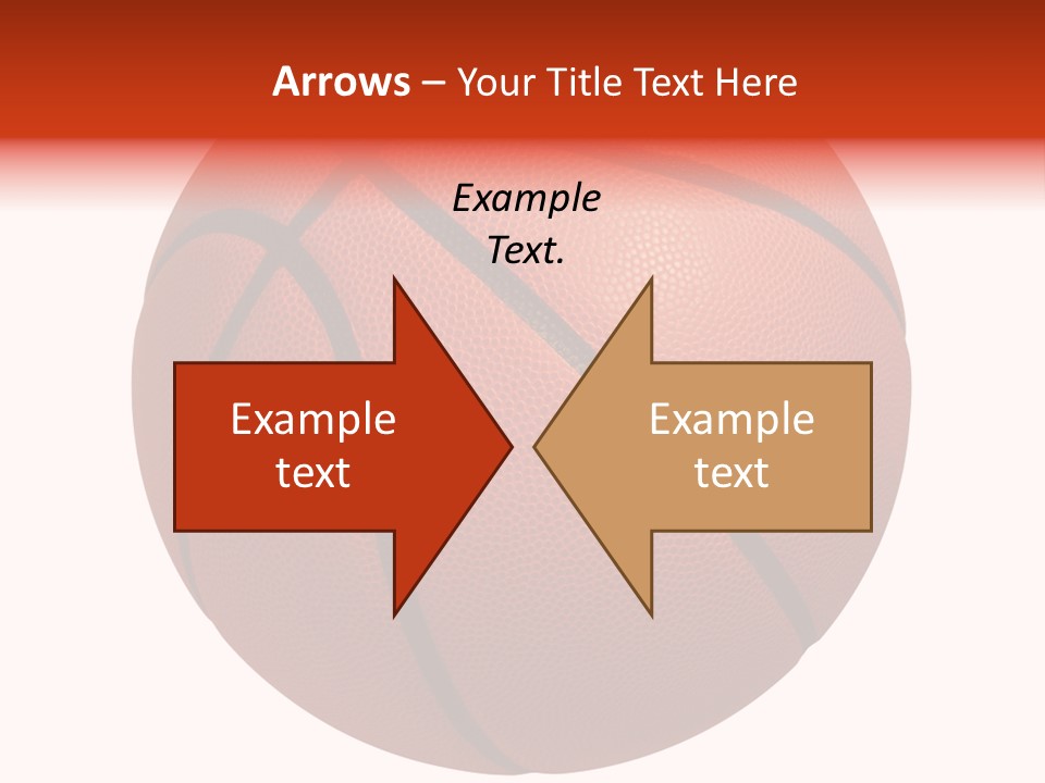 Sports Equipment Equipment Basketball Ball PowerPoint Template