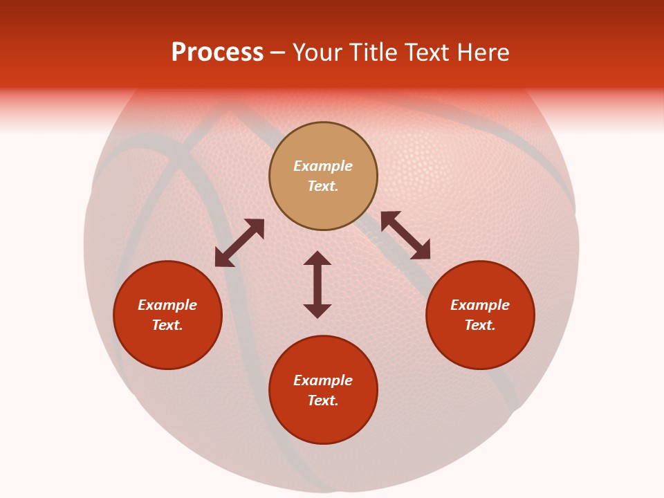Sports Equipment Equipment Basketball Ball PowerPoint Template