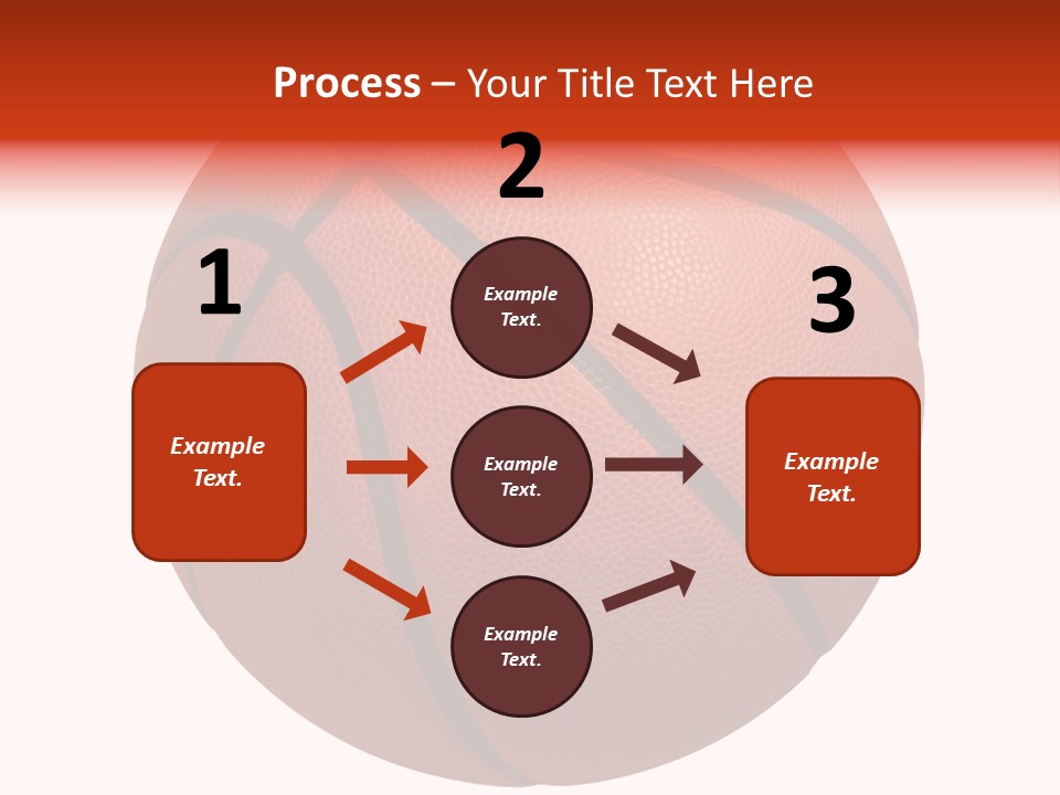 Sports Equipment Equipment Basketball Ball PowerPoint Template