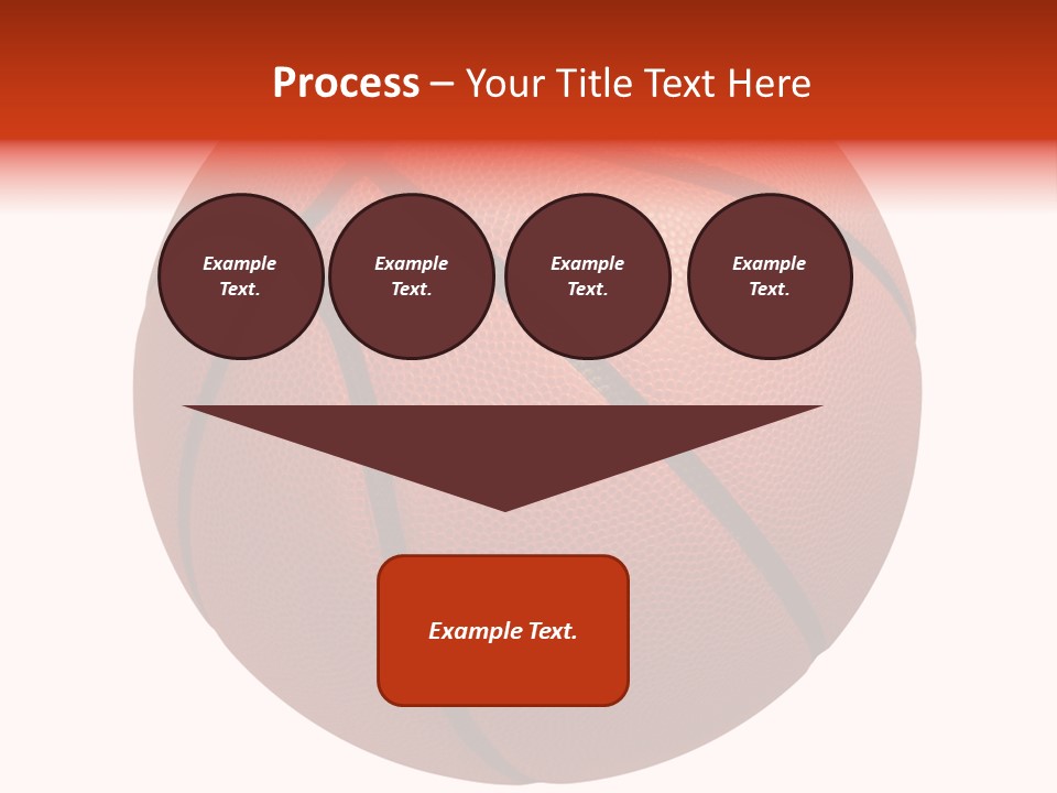 Sports Equipment Equipment Basketball Ball PowerPoint Template