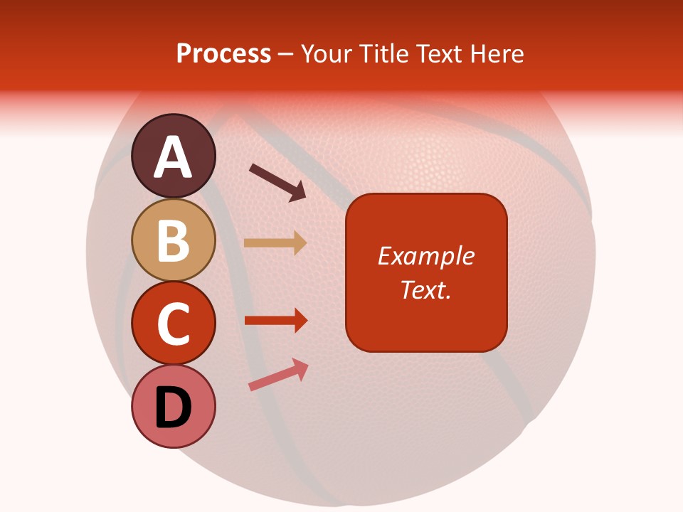 Sports Equipment Equipment Basketball Ball PowerPoint Template