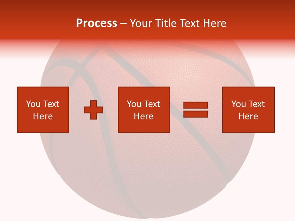 Sports Equipment Equipment Basketball Ball PowerPoint Template