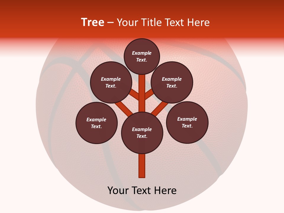 Sports Equipment Equipment Basketball Ball PowerPoint Template